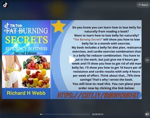 BookTok review of "Fat Burning Secrets. #booktok